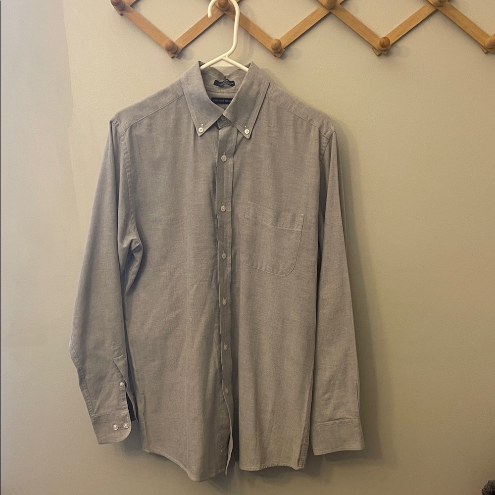 Saddlebred Gray Casual Button Down Shirt